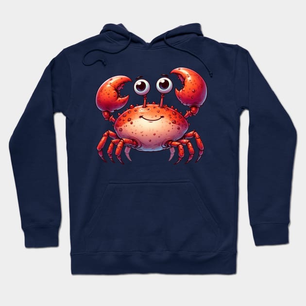 Funny crab illustration Hoodie by Dmytro